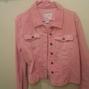 Pink corduroy jacket