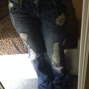 Hollister ripped jeans size 1