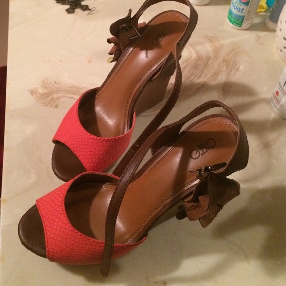 Cato Wedges orange