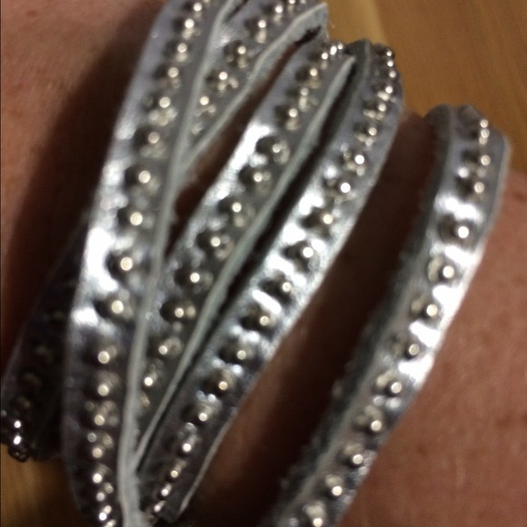 Silver Bead Wrap Bracelet - Picture 3 of 4
