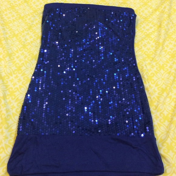 Sequined Tube Top - Picture 1 of 1