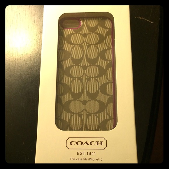 New Coach iphone 5 hard case- ❤️Reduced❤️