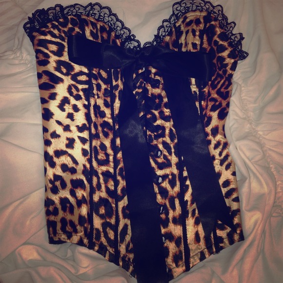 Cheetah corset
