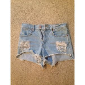 High waisted shorts