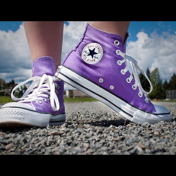 Purple converse