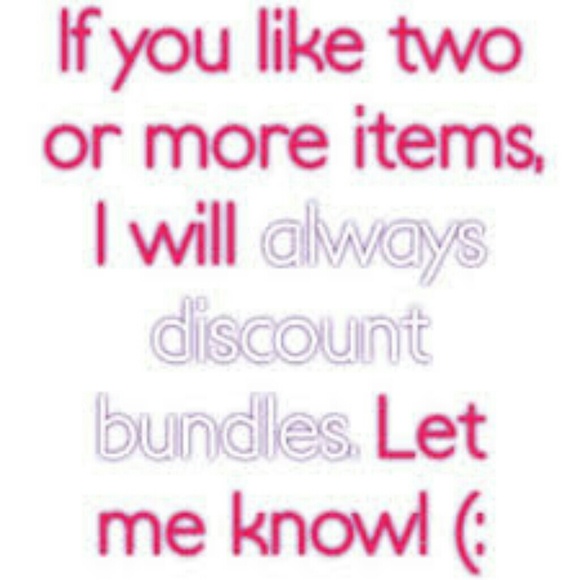 Bundle anything in my closet and get a discount!!