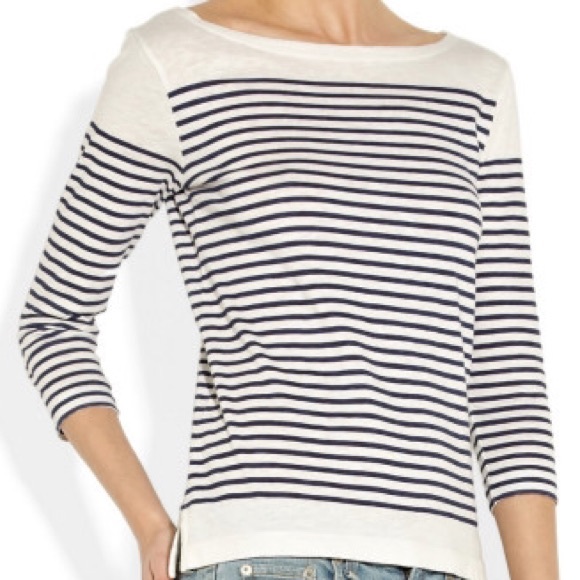 J. Crew Striped Top - Picture 1 of 3