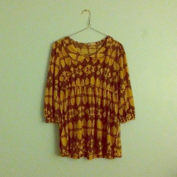 Three-quarter sleeve Babydoll Dress/ Tunic