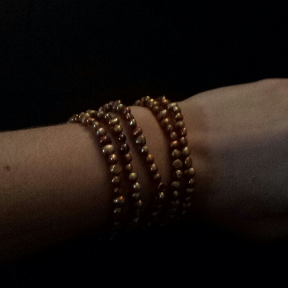 Silpada pearl stretch bracelts