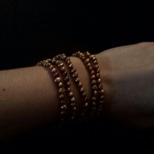 Silpada pearl stretch bracelts