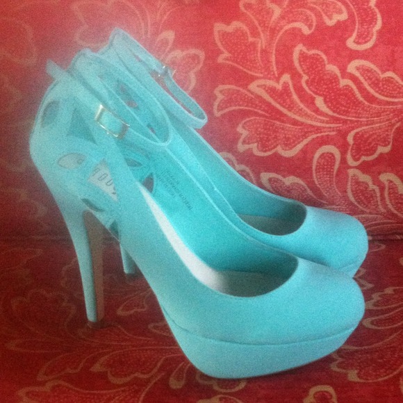 Suede Peep-Heel Cutout Stillettos