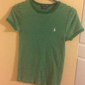 Ralph Lauren striped fitted top