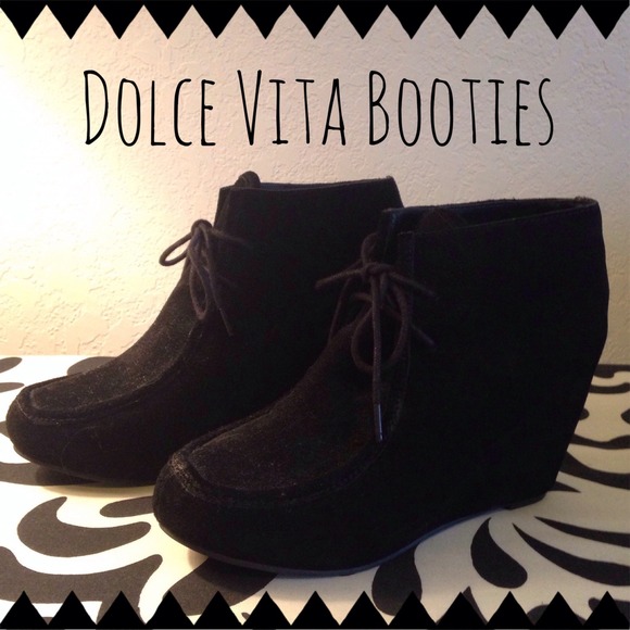 Dolce Vita Suede Wedge Booties