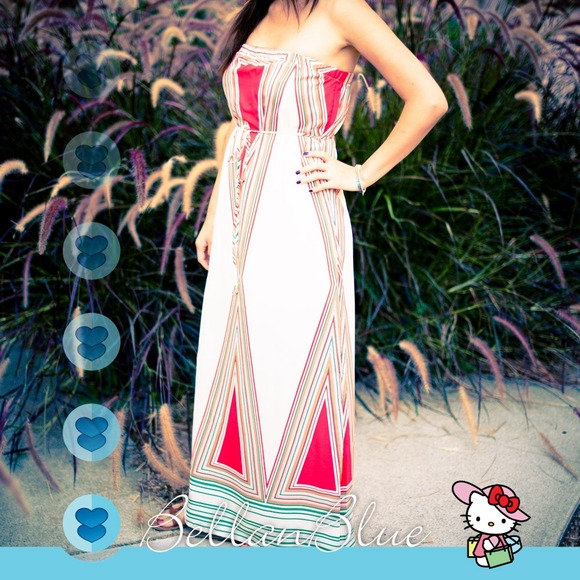 🆕 The CASSIE maxi dress - TOMATO RED - Picture 2 of 4