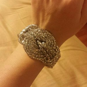 Banana Republic silver bracelet.