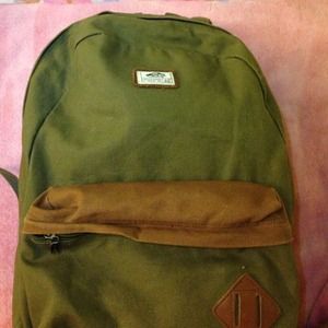 olive green vans backpack