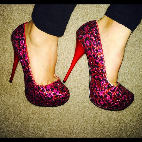 Leopard heels