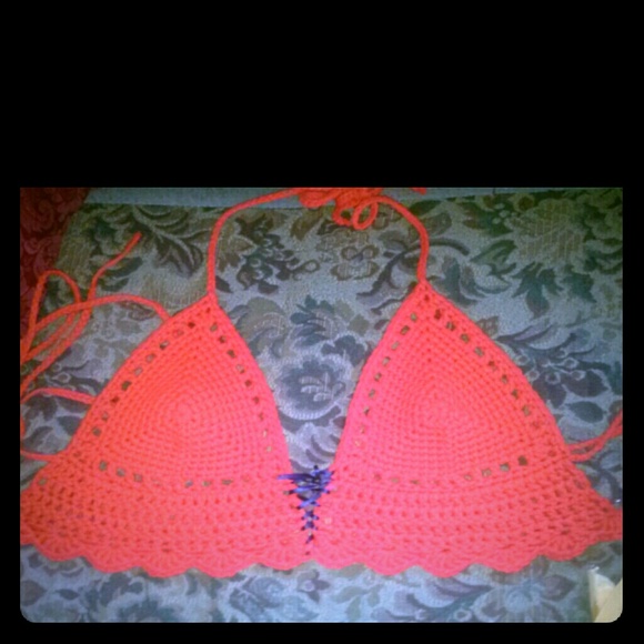 Crochet crop top and high rise shorts