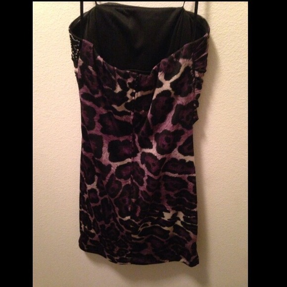 Sequined Strapless Dress - Picture 3 of 3