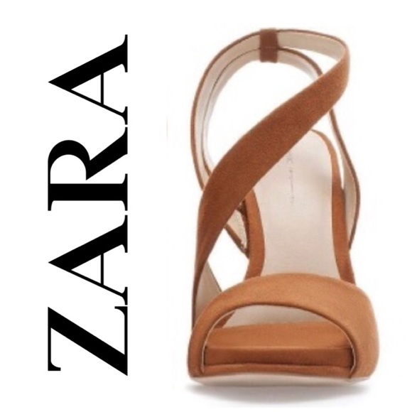Zara whiskey high heel strappy sandals 40EU/9US