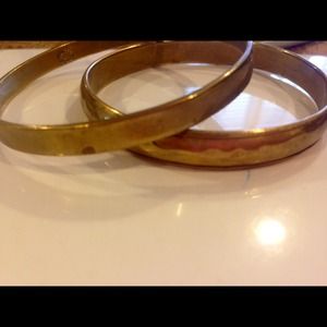 2 gold bangles !