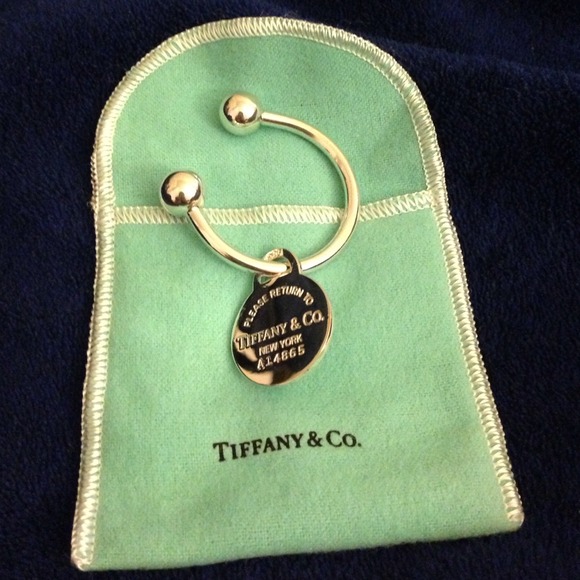Tiffany & Co. Round Tag Key Ring