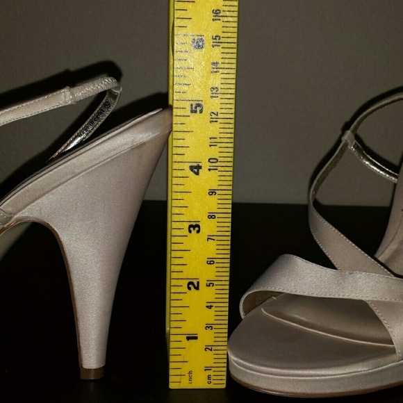 Ivory Nina Slingback Heels - Picture 2 of 4