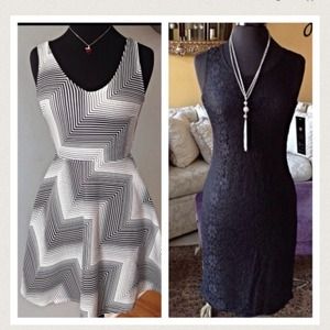 Geo Print dress & Lace Dress