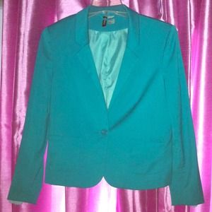 Turquoise H&M Blazer Size 12