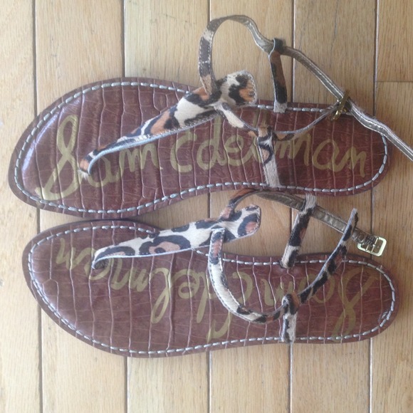 sam edelman leopard print Gigi sandals
