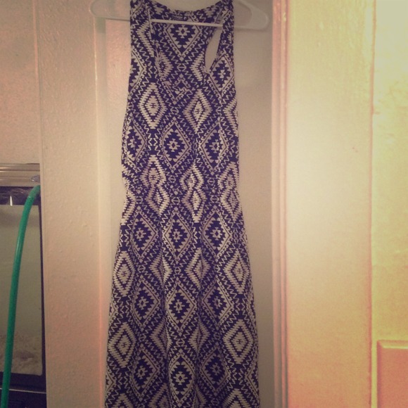 Patterned maxi dress