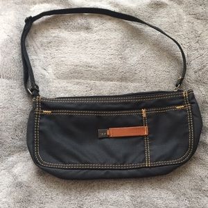 Diesel black nylon clutch