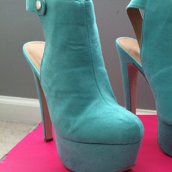 Teal Bootie