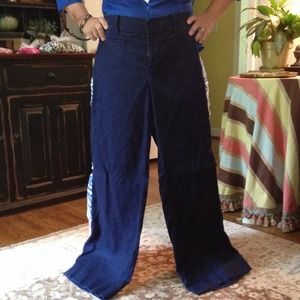 Lilly Pulitzer linen navy pants