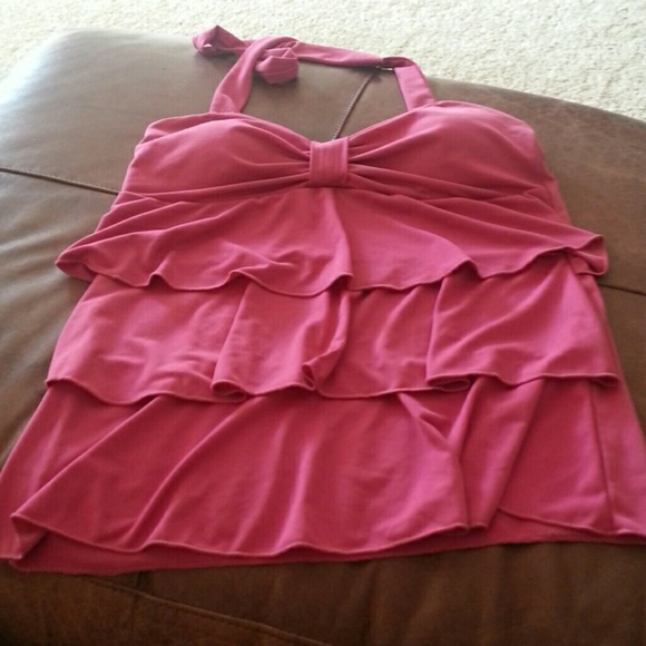 Ruffle halter top