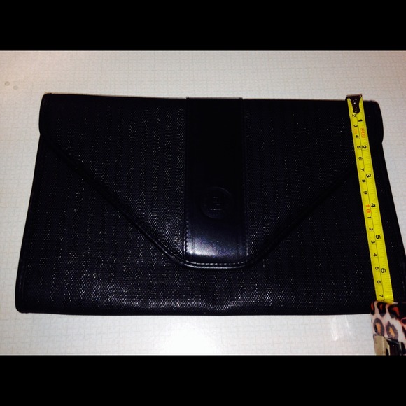 Vintage FENDI large envelope clutch!