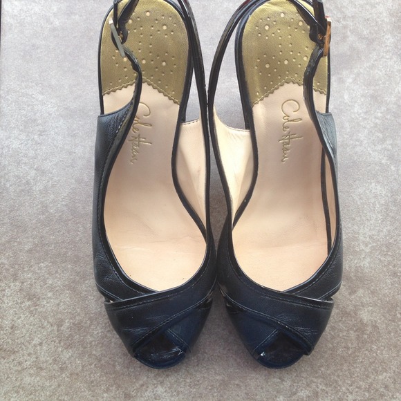 Cole Haan Wedge Slingbacks - CK pump