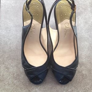 Cole Haan Wedge Slingbacks - CK pump