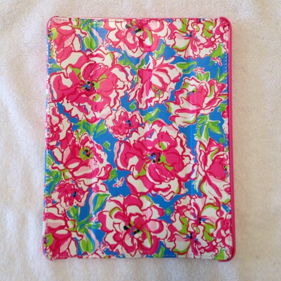 Lilly Pulitzer IPad Case/Jack Rogers flip flops