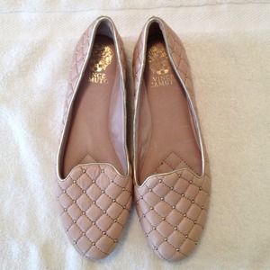 Vince Camuto Quilted Leather Flats Size 6.5