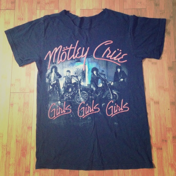 Rugged Mötley Crüe t-shirt