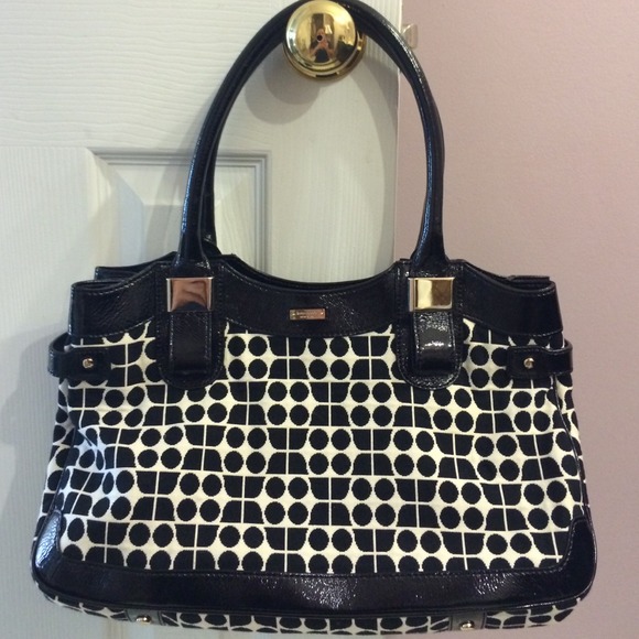 Kate Spade patent leather trim purse