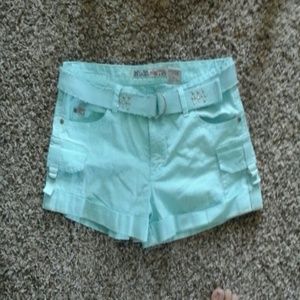 Aqua blue Mudd shorts