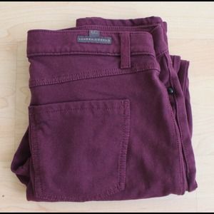 Lauren Conrad Dark Purple Skinny Jeggings