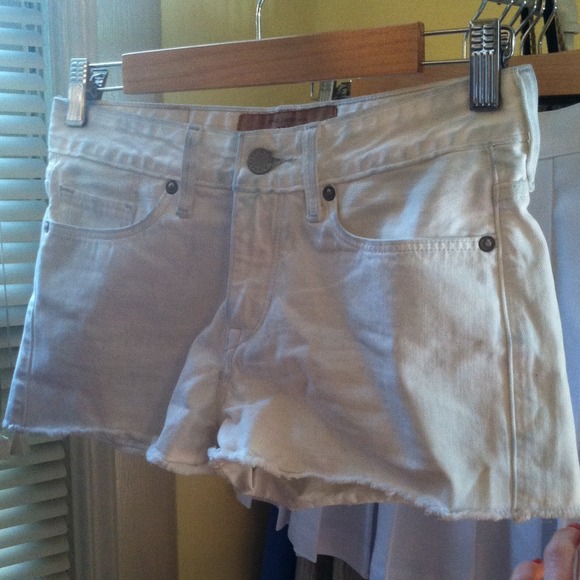 White Levi's Shorts