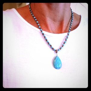 Turquoise Charm Necklace