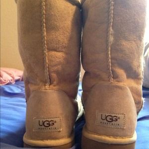 Sand colored Uggs
