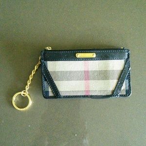 SOLD Authentic Burberry key/coin pouch