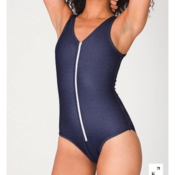 American Apparel denim bodysuit