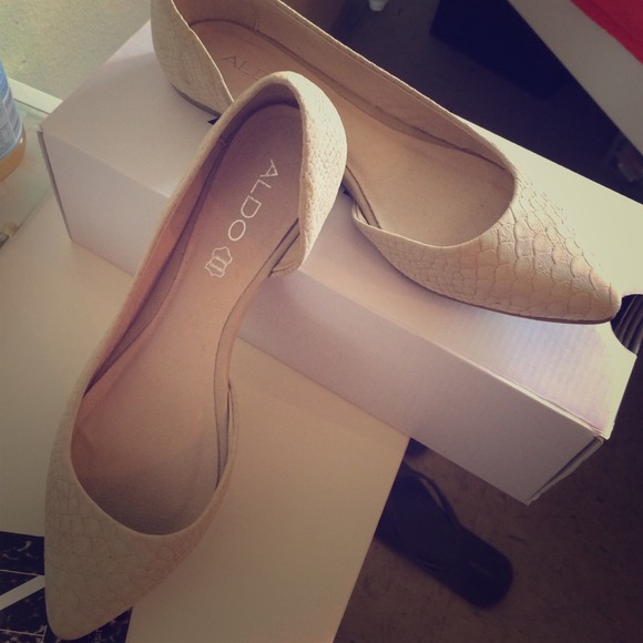Aldo Naleri point toe flats